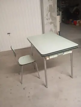 table bureau et chaise vintage 60's