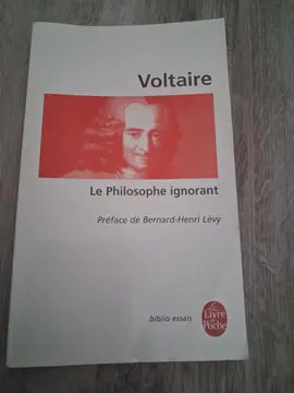 livre voltaire la philosophie ignorant