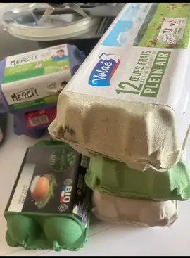 Lot de boîtes à œufs