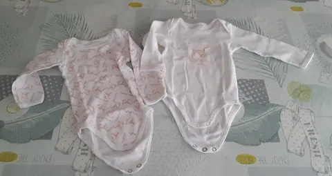 Lot de 2 body 12 mois