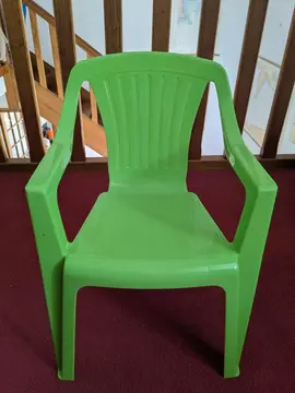 petite chaise verte