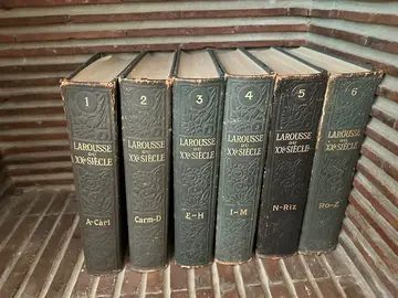 Dictionnaire Larousse en 6 volumes 1928