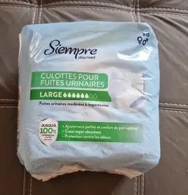 Culottes pour fuites urinaires