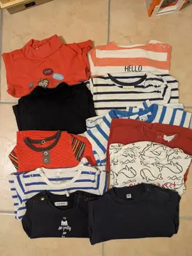 Lot de tee-shirt 6 mois