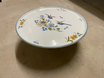 plateau céramique surélevé 33cm