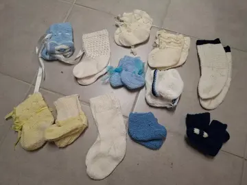 Lot naissance en laine