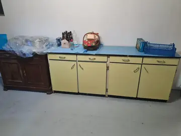 buffet bas 4 portes en formica