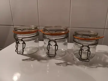 Pots à conserve en verre avec joint - Le Parfait