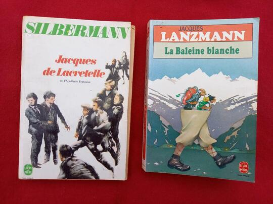 2 livres poche "Silbermann - la baleine blanche"