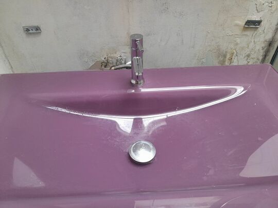 Vasque violette