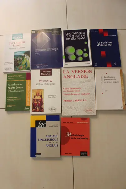 Livres pour étudiant en anglais