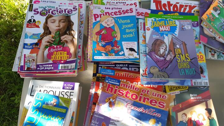 magazines et livres enfants