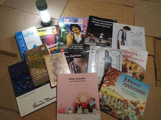 Lot de livres & magazines autour du Japon, de l'art et des loisirs créatifs