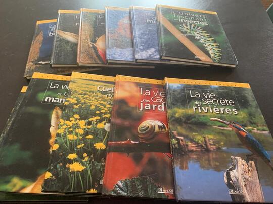 collection "La nature en France" de 11 tomes TTBE