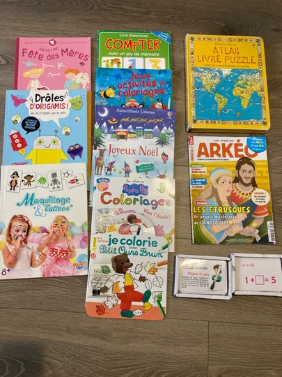 livres d’activité, coloriage, dessin enfant