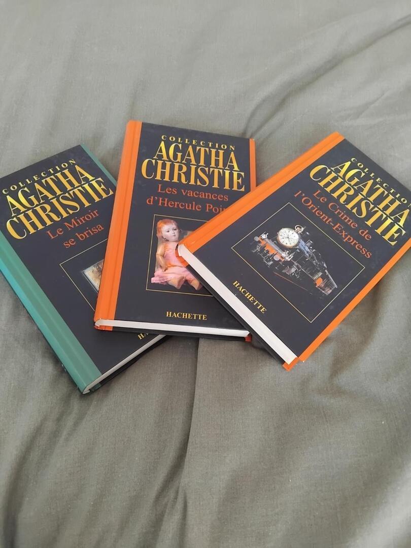 lot 3 livres Agatha Christie